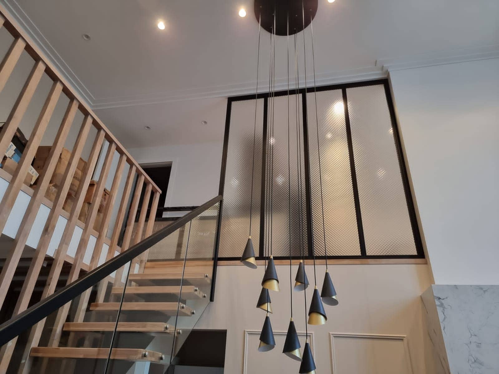 Стационарная перегородка лофт