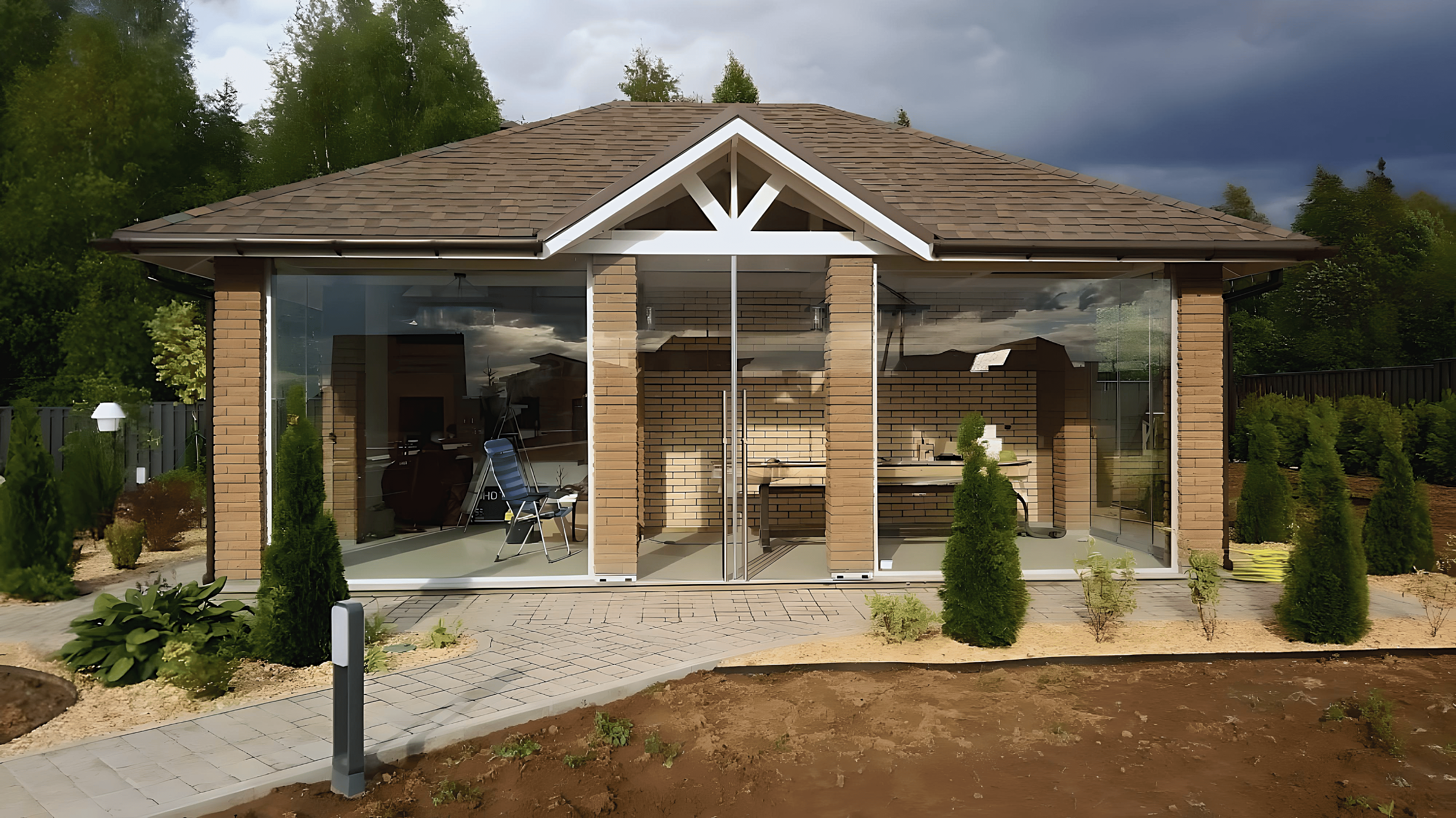 Безрамное остекление Московская обл, г Одинцово, село Жаворонки